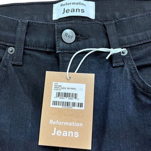 Reformation Julia High Cigarette Jean SIZE 27 - Picture 2 of 12